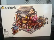 LEGO Bricklink Designer Program Japanese Sushi Restaurant 910060, 14 Minifigures