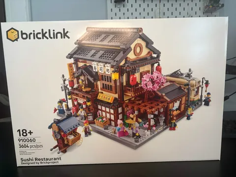 LEGO Bricklink Designer Program Japanese Sushi Restaurant 910060, 14 Minifigures