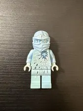 GENUINE LEGO® Ninjago NRG Zane Minifigure 9590 Njo0069 Blue Rare Authentic 