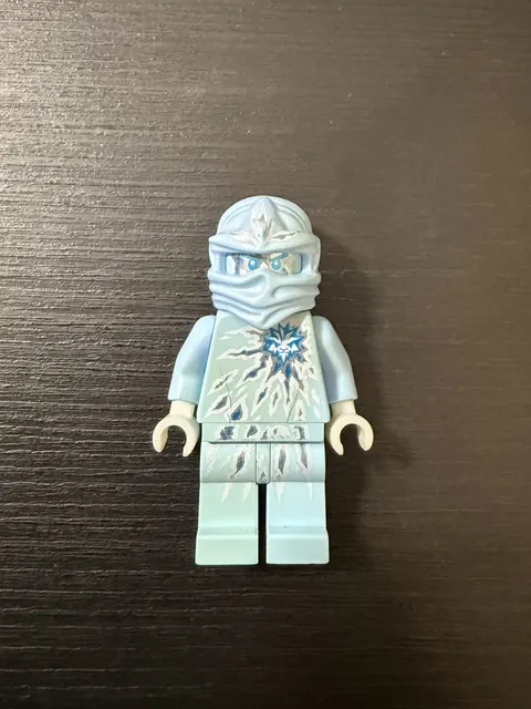 GENUINE LEGO® Ninjago NRG Zane Minifigure 9590 Njo0069 Blue Rare Authentic 