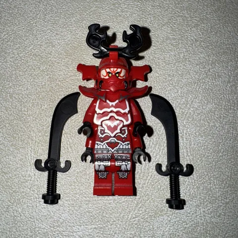 General Kozu 70504 Stone Army General Red 4 arms Ninjago Lego Minifigure Figure