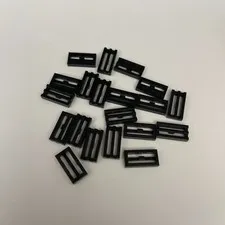 Lego 2412 Grilles Black Replacement Parts Pieces Lot of 20