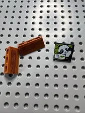 LEGO Friends 41422 Panda Jungle Tree House Parts Lot of 3 Replacement Tiles