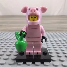 LEGO Minifigure Piggy Guy, Complete, Series 12 71007 Retired CMF Authentic 