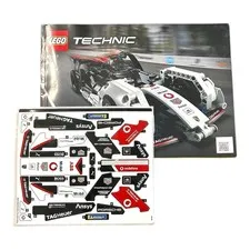 Lego Technic 42137 Formula E Porsche 99X Electric Manual And Decals Only 2022