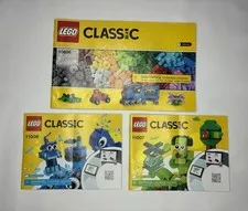 LEGO Classic Instruction Manual Lot 10696 11006 11007 - BOOKLETS ONLY No Bricks