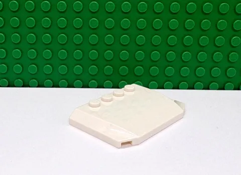Lego 1 White 4x6 sloped Hood car truck NEW