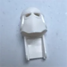 LEGO White Minifigure Headgear Helmet Accessory Piece, Plastic, 1 Piece