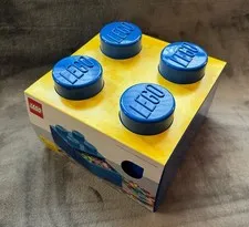 NEW Sealed LEGO 40051731 :  4-Stud Brick Drawer Storage Box (Blue)