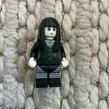 LEGO Minifigures Series 12 Spooky Girl Minifigure Black Outfit Long Hair Scary