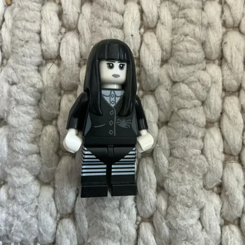 LEGO Minifigures Series 12 Spooky Girl Minifigure Black Outfit Long Hair Scary