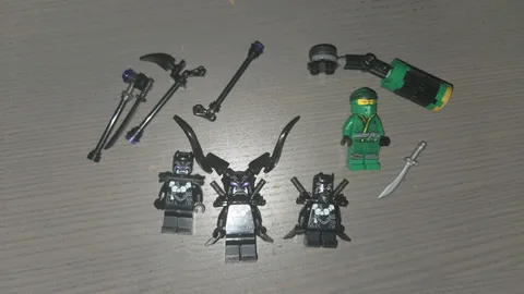 LEGO Ninjago Oni pack Minifigure Lot of 3 and lego loyd from poly bag. 