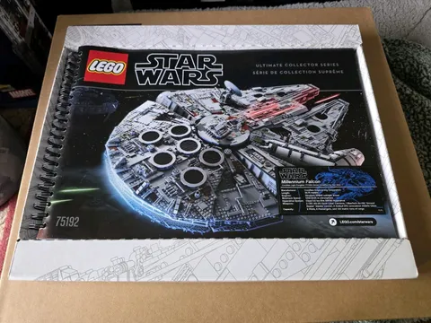 Lego Millennium Falcon 75192  Instruction Manual With Name Plate