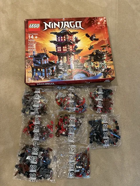 LEGO NINJAGO: Temple of Airjitzu (70751) Partially Complete Missing 5 Minifigs