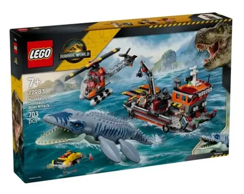 LEGO® JURASSIC WORLD 77983 Mosasaurus Boat Attack LEGO