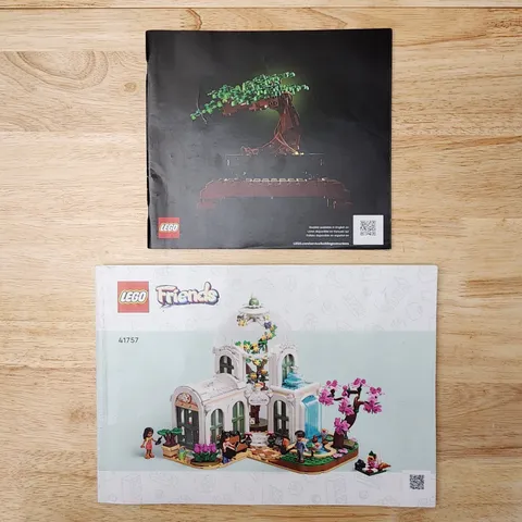 LEGO Instruction Manuals ONLY 41757 Botanical Garden and Bonsai 10281 No Bricks