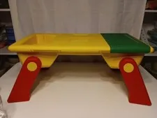 Vintage LEGO 1994 Building Table Portable Storage Folding Legs Lap Tray 25.5x13”