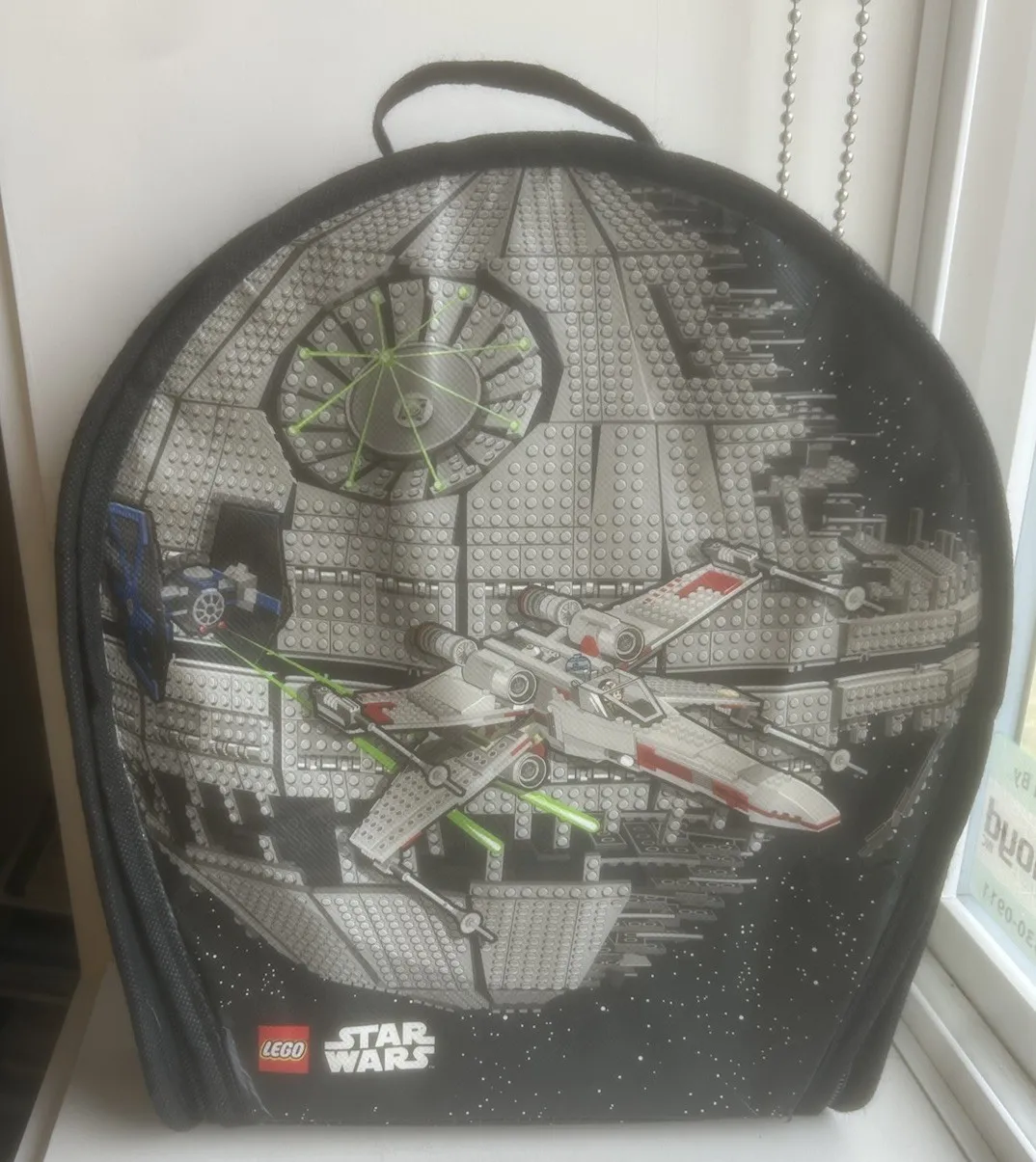 Lego Star Wars Carrying Case Death Star X-Wing Toybox  ZipBin 2012 RARE!