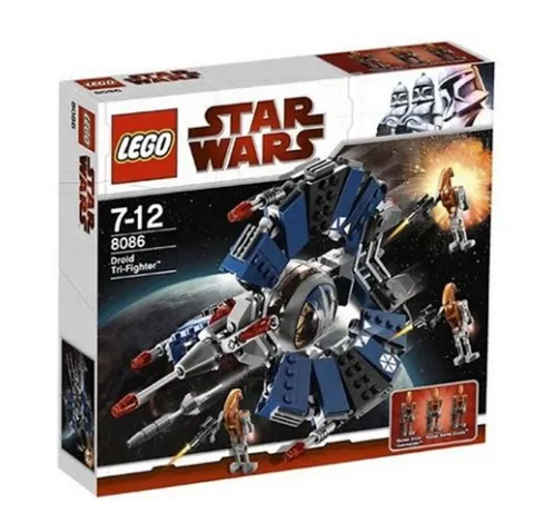 LEGO 8086 Star Wars Droid Tri-Fighter Rocket Battle Droids New Sealed Box