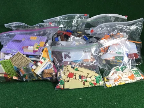 9 Pounds of Random Legos - Bricks, Bases, Windows, Wheels. Clean