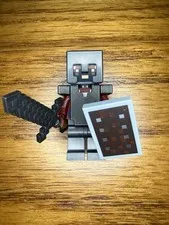 LEGO Minecraft Minifigure: Netherite Knight Deep Dark Battle w Sword & Shield