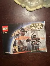 LEGO Star Wars Ewok Attack 7139 Illustrated English Instruction Manual Booklet