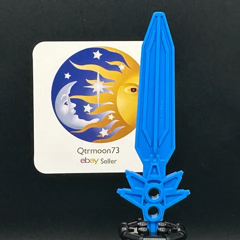LEGO Brand KNIGHTS KINGDOM Large Figure WEAPON Part ~47462~ BLUE x1