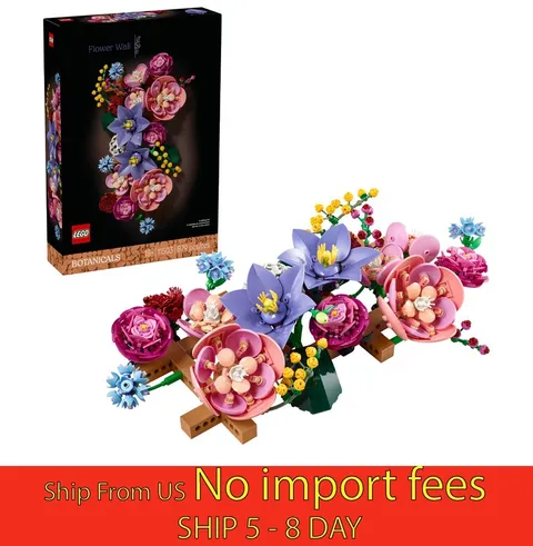 LEGO Botanicals Artificial Flower Wall Home Office Decor 879pcs...(wa)
