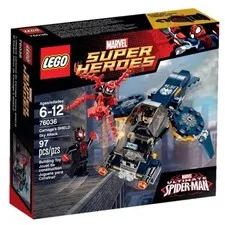 LEGO MARVEL SUPER HEROES 76036 Carnage's SHIELD Sky Attack RETIRED Complete Set