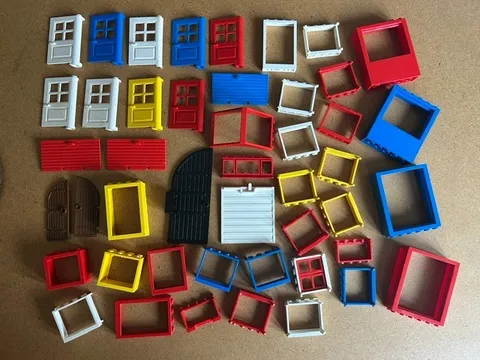 Lego Doors, Windows, Pieces, Misc. Bulk Lot