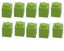 LEGO ® 10x brick 1x1 green bright yellowish green 3005 4220634 building block New