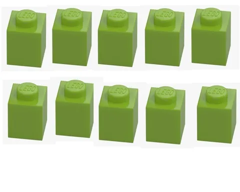 LEGO ® 10x brick 1x1 green bright yellowish green 3005 4220634 building block New