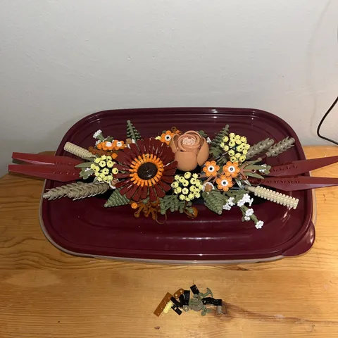 RETIRED LEGO 10314 Dried Flower Centerpiece Botanical Collection 98% Complete 