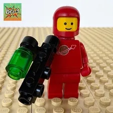 LEGO Space: Classic Red Spaceman, SPACE GUN, sp005, 1593, SUPER MODEL, 1983