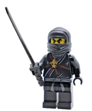 Cole 2112 2516 Golden Weapons Black Ninja Ninjago LEGO® Minifigure Mini Figure