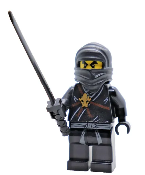 Cole 2112 2516 Golden Weapons Black Ninja Ninjago LEGO® Minifigure Mini Figure