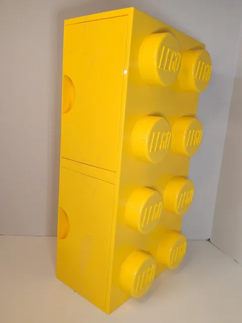Lego Brick Stackable Storage Box Block Containers Double Drawer 19.5"