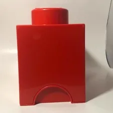 LEGO 2 Stud Stackable Storage Brick Red B45