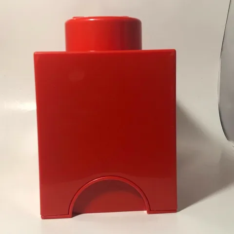 LEGO 2 Stud Stackable Storage Brick Red B45
