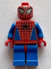 LEGO Spider-Man 1 Tobey Maguire Minifigure spd001 Silver Webbing From 4851 4852