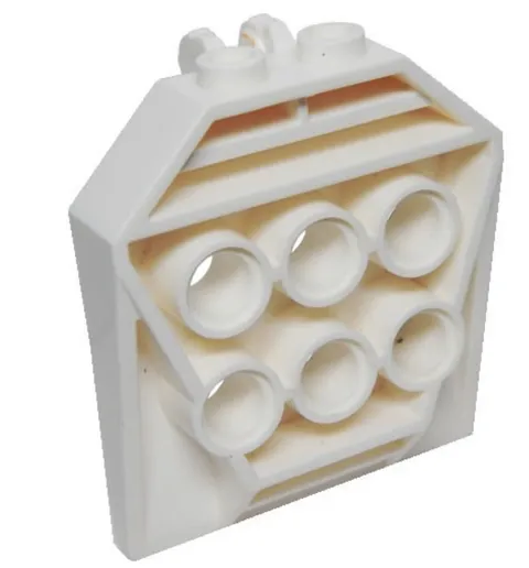 30625 LEGO Door 1 x 4 x 3 2/3 w/ 6 Holes Locking 2 Fingers Hinge WHITE x1