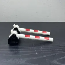 LEGO DUPLO Train Railway Crossing Barriers w/ Bases Lot of 2 Railroad Crossing