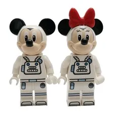 LEGO Astronaut Mickey & Minnie Mouse Minifigures Disney Space Lot ds047 ds048