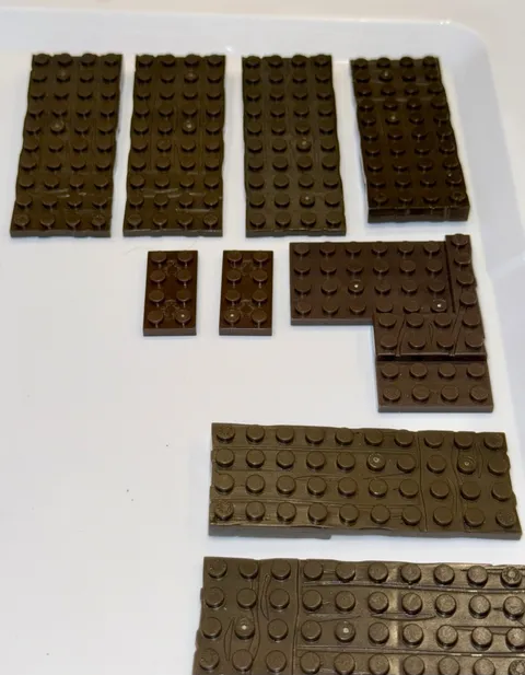 LEGO Dark Brown Pieces Lot
