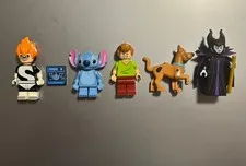 LEGO Minifigure Lot Disney-Stitch-Maleficent-Syndrome-Scooby Doo Shaggy CMF 🔥🔥