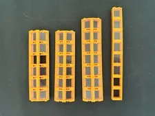 Lot Of Lego Harry Potter Orange Frame Window 1X2X2 Flat Front