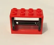 LEGO Red String Reel 2 x 4 x 2