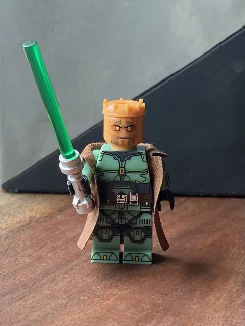 Custom Star Wars Kao Cen Darach Jedi Master KOTOR Minifigure For Lego