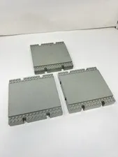 LEGO 2617 Raised Baseplate Light Gray Dock Pier Platform Vintage Town LOT OF 3