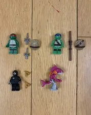 LEGO TMNT Minifigure Lot Donatello Raphael Fishface Foot Solider 79122 79102